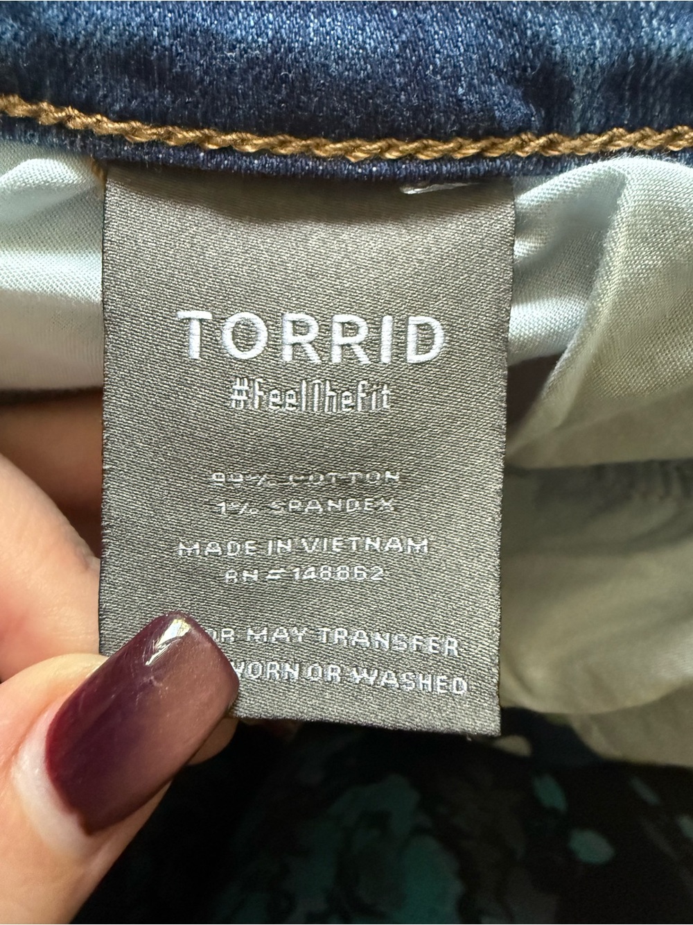 Torrid Blue Denim Mini Skirt Plus Size 20W - Picture 4 of 10
